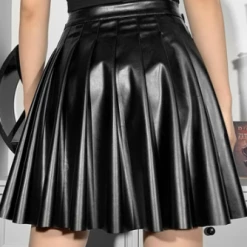 RAVELAND ANNA BLACK CHAINED SKIRT NEW ARRIVALS