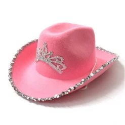 RAVELAND SEQUINS BRIM COWBOY HAT