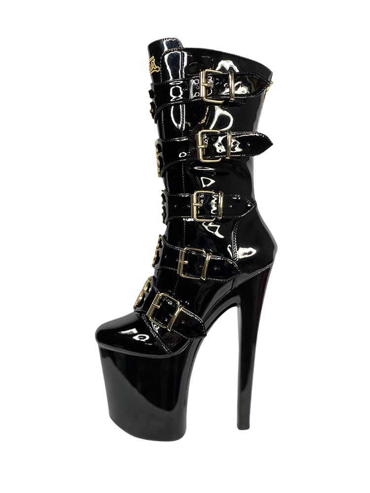 YRU VIP BOOTS BLACK & GOLD SHOES 4 YRU VIP BOOTS BLACK & GOLD SHOES