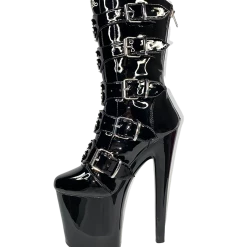 YRU VIP BOOTS BLACK & SILVER SHOES 11 YRU VIP BOOTS BLACK & SILVER SHOES