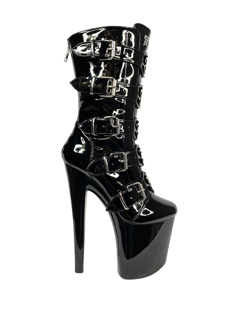 YRU VIP BOOTS BLACK & SILVER SHOES 4 YRU VIP BOOTS BLACK & SILVER SHOES