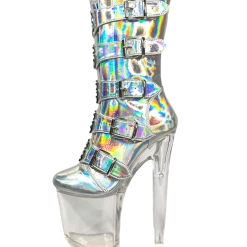 YRU VIP BOOTS SILVER & HOLOGRAM 9 YRU VIP BOOTS SILVER & HOLOGRAM