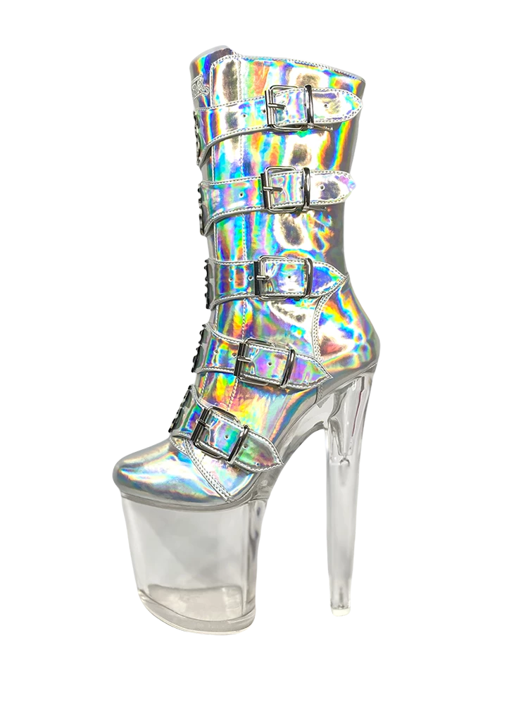YRU VIP BOOTS SILVER & HOLOGRAM 5 YRU VIP BOOTS SILVER & HOLOGRAM