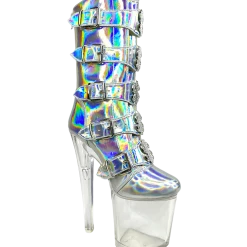 YRU VIP BOOTS SILVER & HOLOGRAM