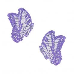 NevaNude ✨MISCHIEVOUS & MAGICAL COLLECTION Super Sparkle Lavender Glitter Beautiful Butterfly Kisses Nipple Cover Pasties