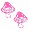 Neva Nude ✨MISCHIEVOUS & MAGICAL COLLECTION Neon Pink Glitter Blacklight Toadstool Pasties