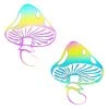 Neva Nude Rainbow Reflective Toadstool Nipple Cover Pasties ✨MISCHIEVOUS & MAGICAL COLLECTION 2 Neva Nude Rainbow Reflective Toadstool Nipple Cover Pasties ✨MISCHIEVOUS & MAGICAL COLLECTION