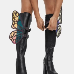 Neva Nude SHOES FlutterByeee Reflective Butterfly Original Wingz Pair For Calf Or Boot