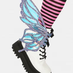 Neva Nude SHOES Feyre Dark Purple Glitter Fairy Original Wingz Pair For Calf Or Boot 13 Neva Nude SHOES Feyre Dark Purple Glitter Fairy Original Wingz Pair For Calf Or Boot