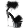 PLEASER SOFT ADORE BLACK HEELS SHOES