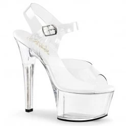 PLEASER SHOES ASPIRE STRAPPED HEEL