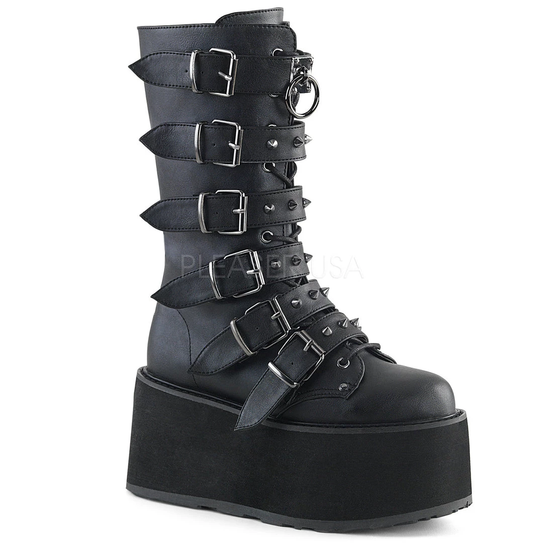 PLEASER SHOES LOADING../MATTE-BLACK BOOTS 3 PLEASER SHOES LOADING../MATTE-BLACK BOOTS