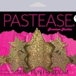 PASTEASE Demi: Gold Glitter Stars ACCESSORIES
