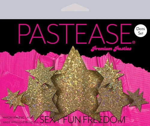 PASTEASE Demi: Gold Glitter Stars ACCESSORIES 4 PASTEASE Demi: Gold Glitter Stars ACCESSORIES