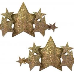 PASTEASE Demi: Gold Glitter Stars ACCESSORIES