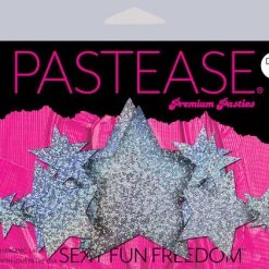 Pastease Demi: Silver Glitter Stars ACCESSORIES
