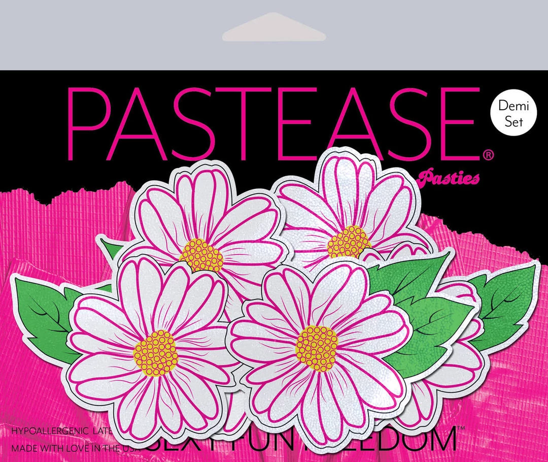 PASTEASE ACCESSORIES Demi: White, Pink & Yellow Wildflowers 4 PASTEASE ACCESSORIES Demi: White, Pink & Yellow Wildflowers