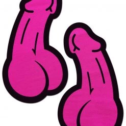 PASTEASE Penis: Neon Pink Dick ACCESSORIES