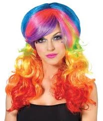 LEG AVENUE RAINBOW ROCKER WIG BRAIDS