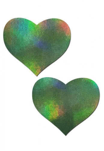 PASTEASE HEART LIQUID GREEN PASTIE 3 PASTEASE HEART LIQUID GREEN PASTIE