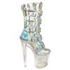 YRU VIP BOOTS SILVER & HOLOGRAM