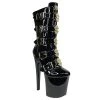 YRU VIP BOOTS BLACK & GOLD SHOES
