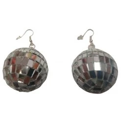 RAVELAND HEADBANGER COLLECTION MEDIUM DISCO BALL EARRINGS