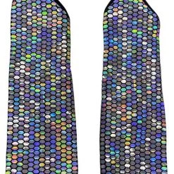 RAVELAND WOMEN LIQUID MIRROR GLOVES- BLACK/SILVER