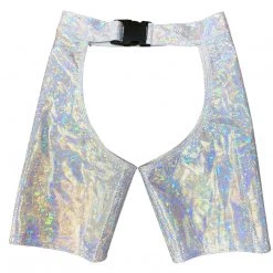 RAVELAND RETRO GLITTER ASAP BUCKLED SHORT CHAP