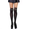LEG AVENUE Black Cat Pantyhose LEG WRAPS & HOSIERY