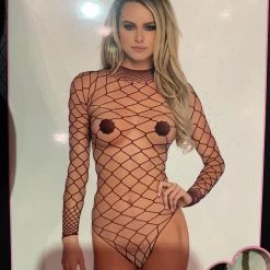 LEG AVENUE Wide Net Bodysuit 15 LEG AVENUE Wide Net Bodysuit