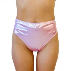 RAVELAND NEW ARRIVALS LOVELY LATEX HIGH WAISTED BRAZILIAN BOTTOMS