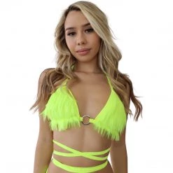 RAVELAND NEW ARRIVALS FURRY WRAP AROUND TOP