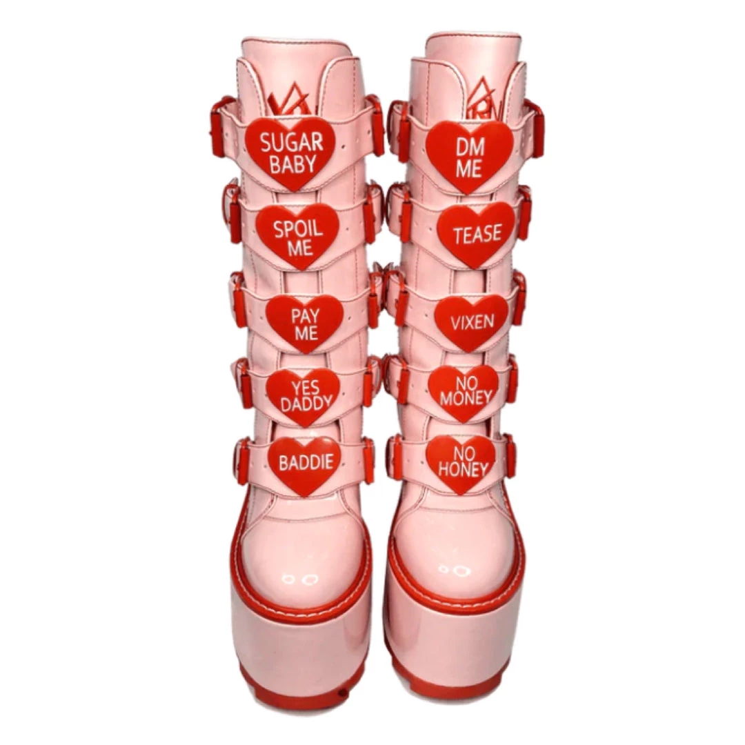 YRU DUNE HEART - PINK/RED 4 YRU DUNE HEART - PINK/RED