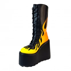 YRU DUNE LACE UP FLAME - BLACK / YELLOW NEW ARRIVALS