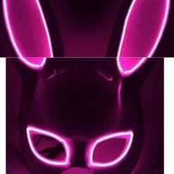 RAVELAND LED BUNNY FACE MASK WOMEN