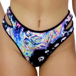 RAVELAND ACID TIE DYE SHARK PANTY