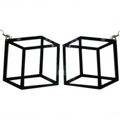 RAVELAND BOXED UP BLACK EARRINGS HEADBANGER COLLECTION