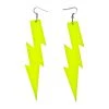 RAVELAND NEON YELLOW BIG LIGHTNING BOLT EARRINGS HEADBANGER COLLECTION 1 RAVELAND NEON YELLOW BIG LIGHTNING BOLT EARRINGS HEADBANGER COLLECTION
