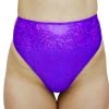 RAVELAND RETRO GLITTER-PURPLE HIGH WAISTED BRAZILIAN BOTTOMS NEW ARRIVALS