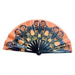 RAVELAND TRIPPY BUTTERFLY HAND FAN