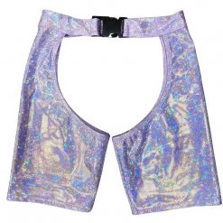 RAVELAND RETRO GLITTER ASAP BUCKLED SHORT CHAP