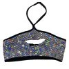 RAVELAND LIQUID MIRROR BLACK KEYHOLE TOP WOMEN