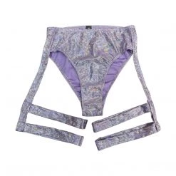 RAVELAND RETRO GARTER PANTY- LAVANDER WOMEN