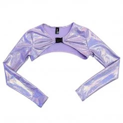 RAVELAND COSMIC MIST BUCKLE SHRUG TOP