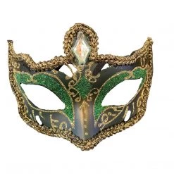 GOLDEN SHUTTLE ROYAL GOLD MASQUERADE MASKS (5 COLOR OPTIONS) WOMEN
