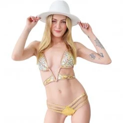 RAVELAND DON'T FRONT 2PC SET- GOLD SETS