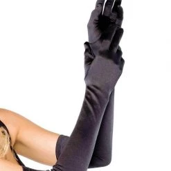 LEG AVENUE WOMEN Extra Long Satin Gloves