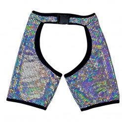 RAVELAND NEW ARRIVALS LIQUID MIRROR ASAP BUCKLED SHORT CHAP