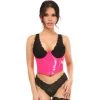 DAISY CORSET WOMEN Lavish Neon Pink Patent Open Cup Underwire Waist Cincher 1 DAISY CORSET WOMEN Lavish Neon Pink Patent Open Cup Underwire Waist Cincher